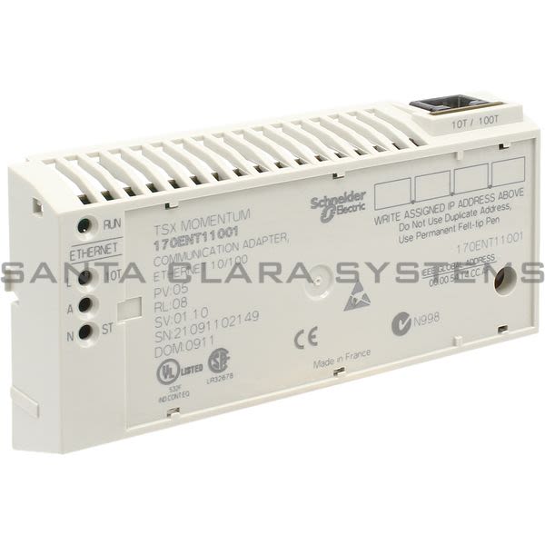 Modicon 170ENT11001 Communication Adapter Product Image