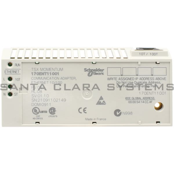 Modicon 170ENT11001 Communication Adapter Product Image