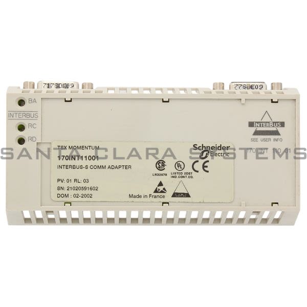 Modicon 170INT11001 Interbus-S Comm Adapter Product Image