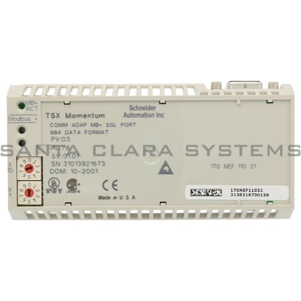 Modicon 170NEF11021 Communication Adapter Product Image