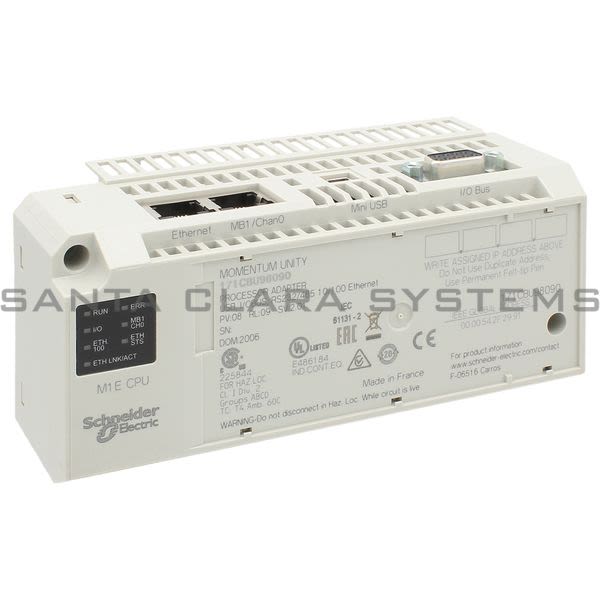 Modicon 171CBU98090 Unity M1E Processor Product Image