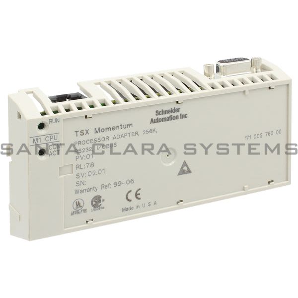 Modicon 171 CCS 760 00  CPU Module | Momentum Product Image