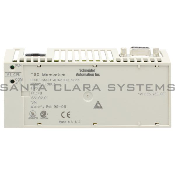 Modicon 171 CCS 760 00  CPU Module | Momentum Product Image
