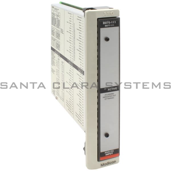 Modicon AS-B875-111 Analog Input Module Product Image