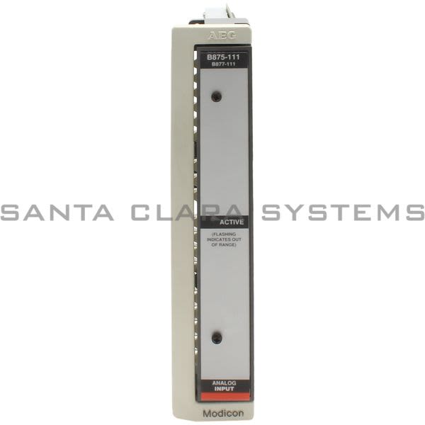 Modicon AS-B875-111 Analog Input Module Product Image