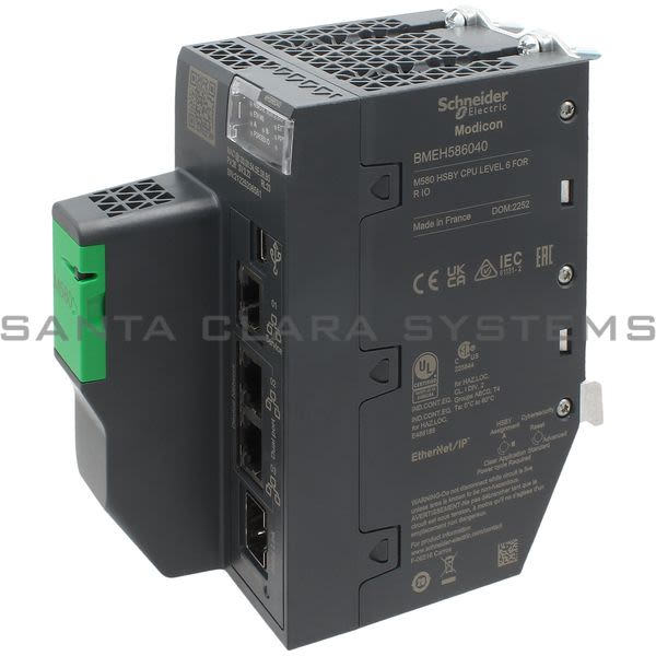 Modicon BMEH586040 Redundant HSBY processor module M580 - Level 6 - Remote Product Image