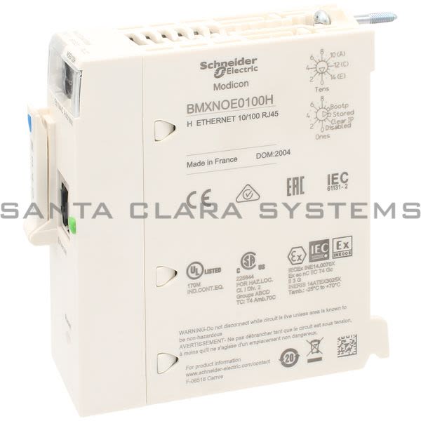 Modicon BMXNOE0100H Ethernet Module Product Image