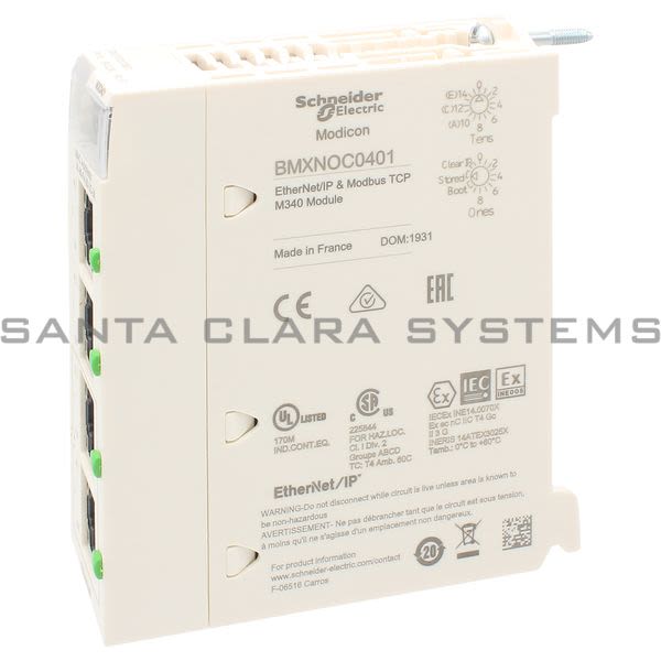 Modicon BMXNOC0401 Ethernet Module Product Image