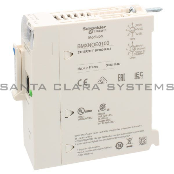 Modicon BMXNOE0100 Ethernet Module Product Image