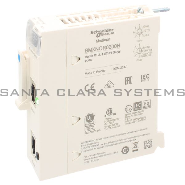 Modicon BMXNOR0200H Ethernet / Serial RTU module - 2 x RJ45 Product Image