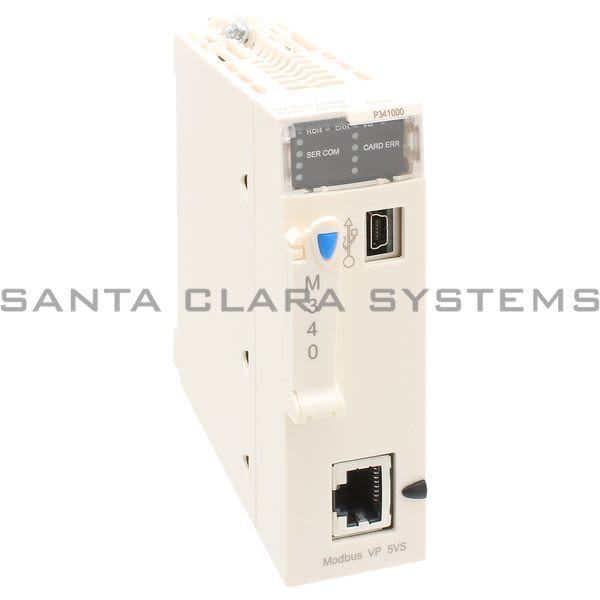 Modicon BMXP341000 processor module M340 - max 512 discrete + 128 analog I/O - Modbus Product Image