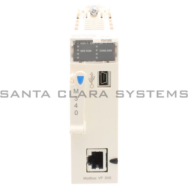 Modicon BMXP341000 processor module M340 - max 512 discrete + 128 analog I/O - Modbus Product Image