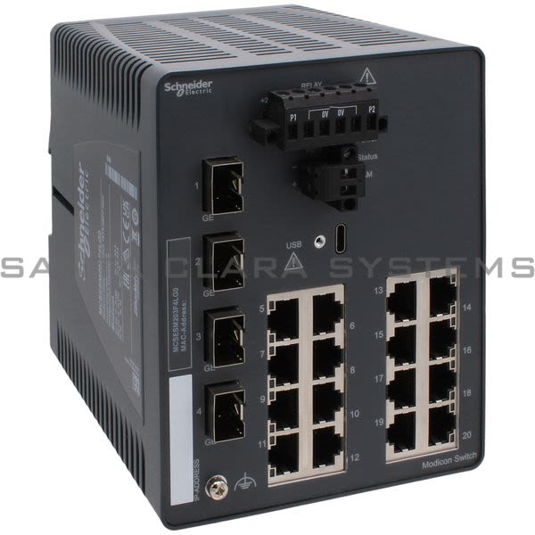 Modicon MCSESM203F4LG0 Managed Switch Product Image