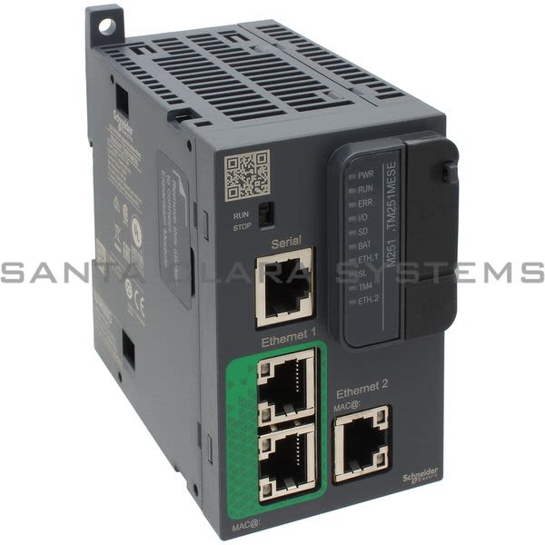 Modicon TM251MESE Controller M251 2x Ethernet Product Image