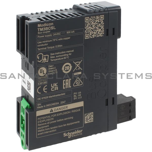 Modicon TM3BCSL IP20 I/O Distributed Optimized TM3 Bus Coupler Module Serial Line Interface Product Image