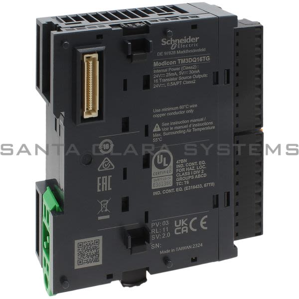 Modicon TM3DQ16TG Discrete Output Module Product Image