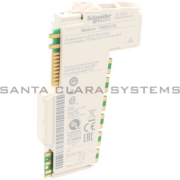 Modicon TM5SAO2L Analog output module Product Image