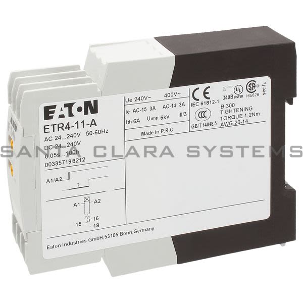 Moeller ETR4-11-A Electronic Timing Relay Product Image