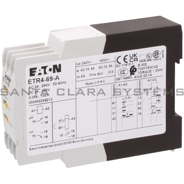Moeller ETR4-69-A Electronic Timing Relay Product Image