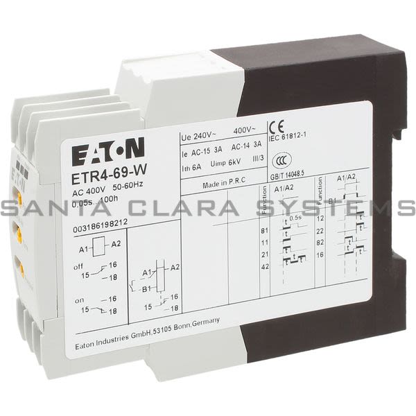 Moeller ETR4-69-W Electronic Timing Relay Product Image