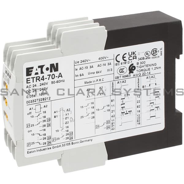 Moeller ETR4-70-A Electronic Timing Relay Product Image