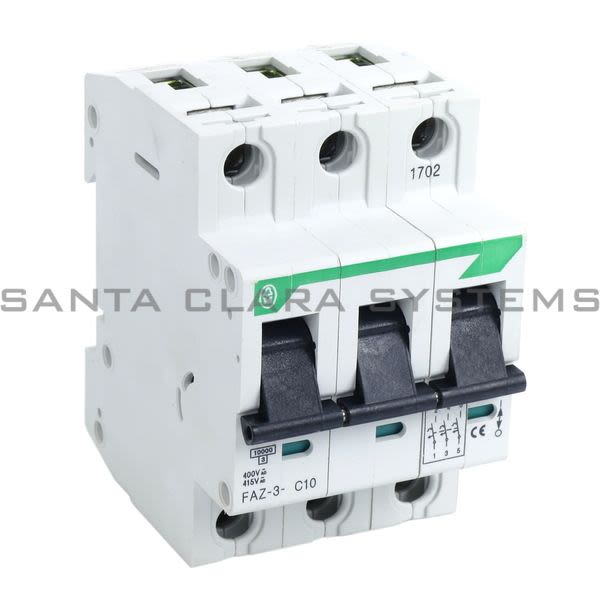 Moeller FAZ-3-C10 Circuit Breaker Product Image