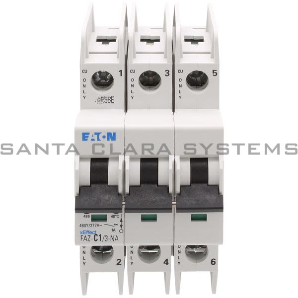 Moeller FAZ-C1-3-NA Circuit Breaker Product Image