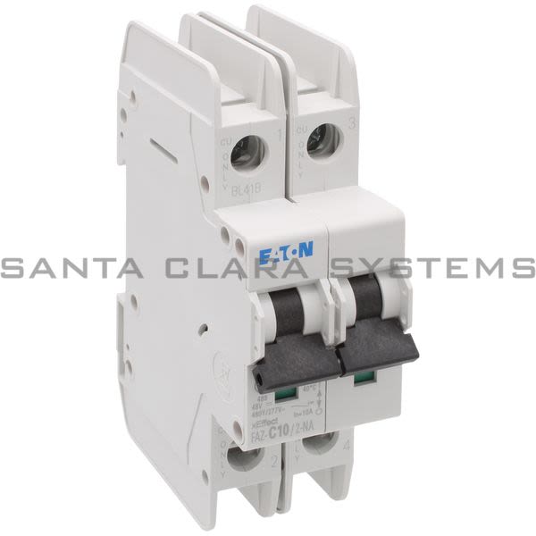Moeller FAZ-C10-2-NA Circuit Breaker Product Image