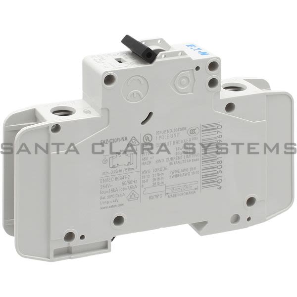Moeller FAZ-C20/1-NA  Miniature Circuit Breaker Product Image