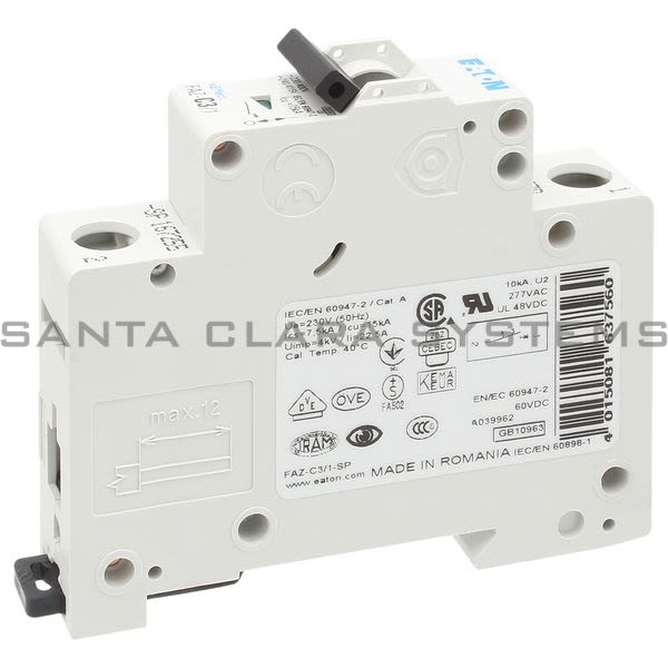 Moeller FAZ-C3-1-SP Circuit Breaker Product Image