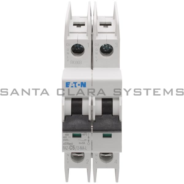 Moeller FAZ-C5-2-NA-L Circuit Breaker Product Image