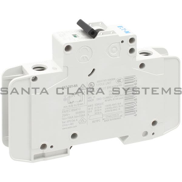 Moeller FAZ-C6/1-NA  Circuit Breaker Product Image
