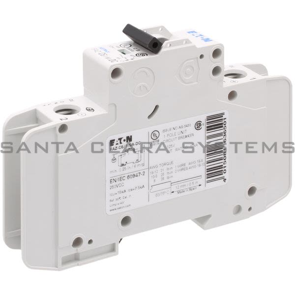 Moeller FAZ-C6-1-NA-DC-SP Circuit Breaker Product Image