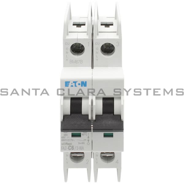 Moeller FAZ-C6-2-NA Circuit Breaker Product Image