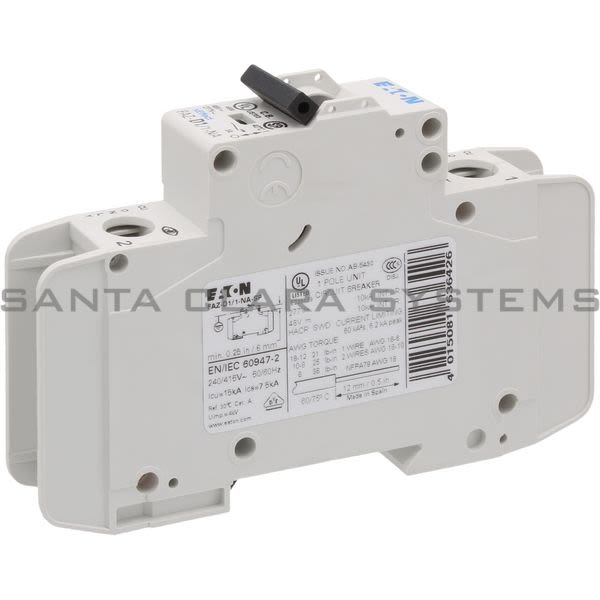 Moeller FAZ-D1-1-NA-SP Circuit Breaker Product Image