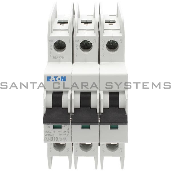 Moeller FAZ-D10-3-NA Circuit Breaker Product Image