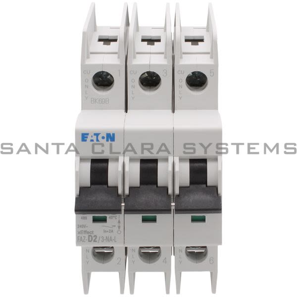 Moeller FAZ-D2-3-NA-L Circuit Breaker Product Image