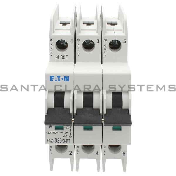 Moeller FAZ-D25-3-RT Circuit Breaker Product Image