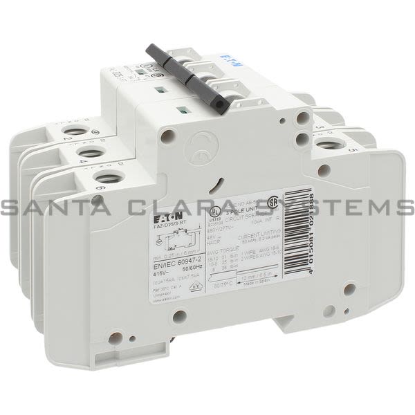 Moeller FAZ-D25-3-RT Circuit Breaker Product Image