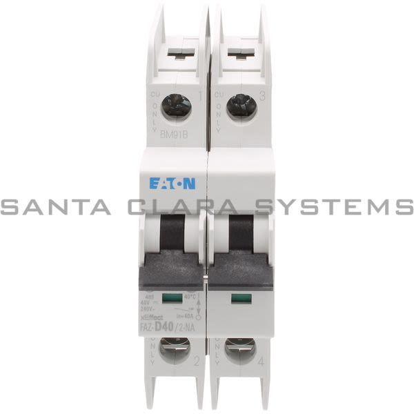 Moeller FAZ-D40-2-NA Circuit Breaker Product Image