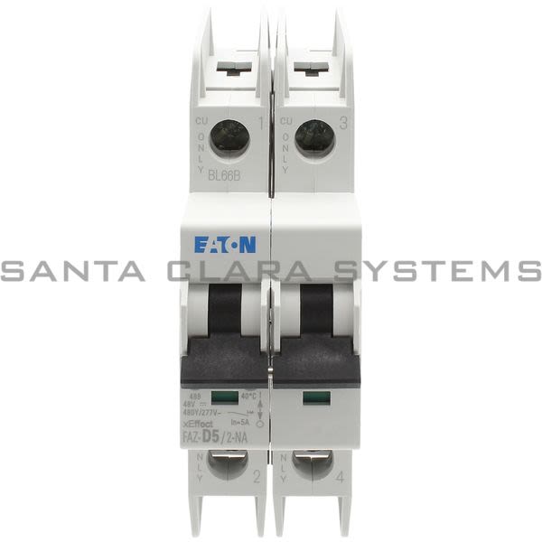 Moeller FAZ-D5-2-NA Circuit Breaker Product Image
