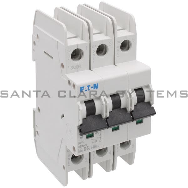 Moeller FAZ-D6-3-NA-L Circuit Breaker Product Image