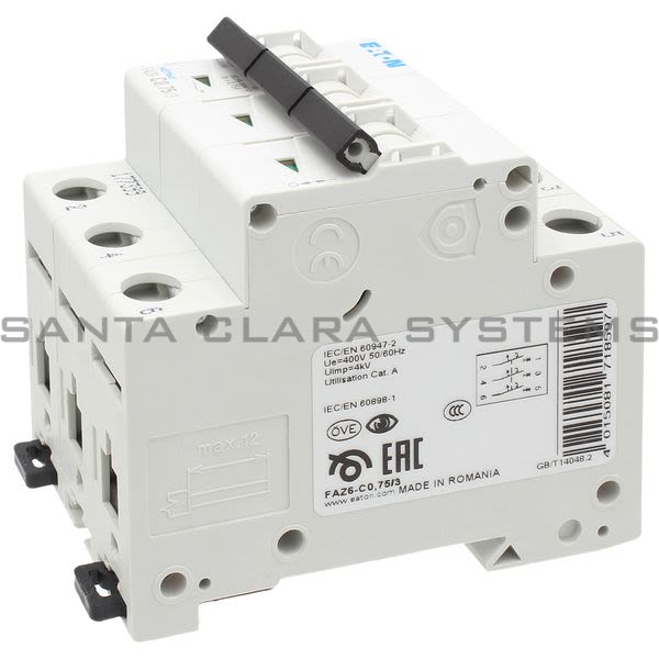 Moeller FAZ6-C0-75-3 Circuit Breaker Product Image