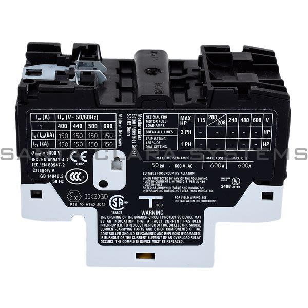 Moeller PKZM0-1 Motor Protector Product Image