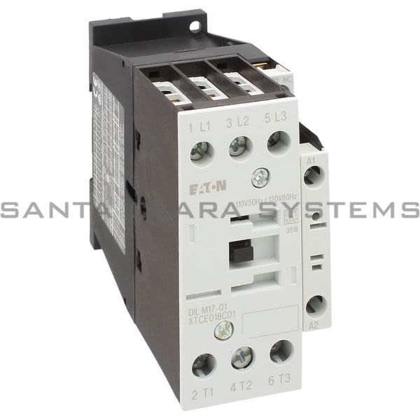 Moeller XTCE018C01A Contactor | DILM17-01 (110V50HZ,120V60HZ) Product Image