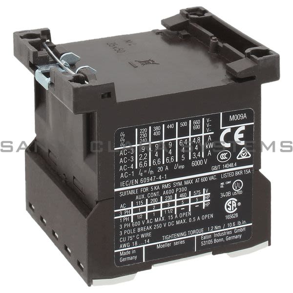 Moeller XTMCC9A10A  Mini Contactor Product Image
