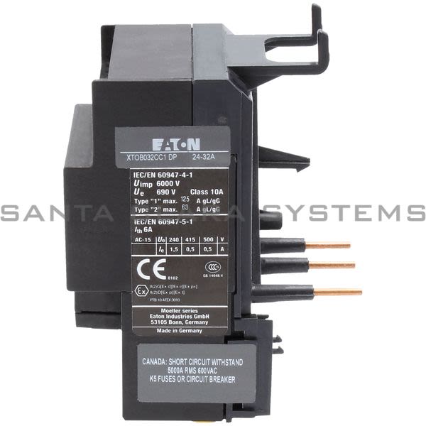 Moeller XTOB032CC1DP Overload Relay Product Image