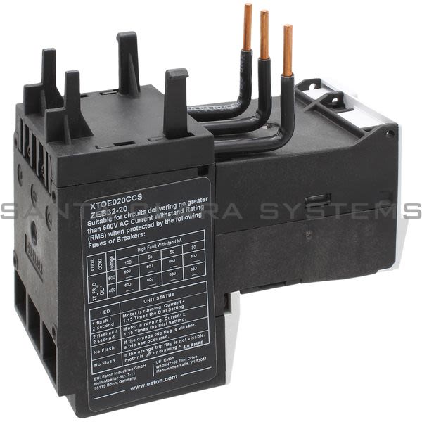 Moeller XTOE020CCS Overload Relay Product Image