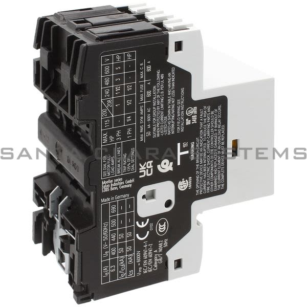 Moeller XTPB6P3BC1 Motor Protector | Eaton Product Image