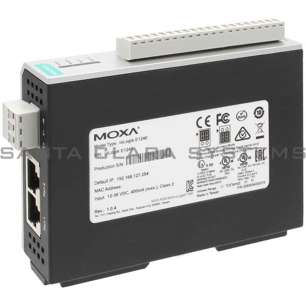 Moxa IOLOGIK E1240  Remote Analog Input Module Product Image